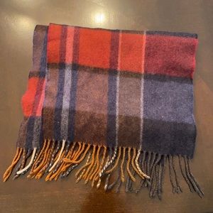 Vintage plaid Lambswool Angora scarf